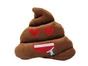 Emoji Smiley Emoticon Stuffed Plush Soft Poop 8 in. x 3 in. Pillows Love Poop Face