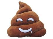 Emoji Smiley Emoticon Stuffed Plush Soft Poop 8 in. x 3 in. Pillows Drooling Poop Face