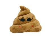 Emoji Smiley Emoticon Stuffed Plush Soft Poop 8 in. x 3 in. Pillows Cool Poop Face