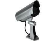 Journey s Edge Realistic Looking Fake Surveillance Security Bullet Style CCTV Camera with Flashing LED Light