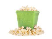 Journey s Edge Cinema Style Healthy Microwave Popcorn Popper Green