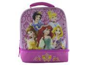 Disney Princesses Dual Compartment Childrens Kids Boys Girls Insulated Lunch Box School Picnic Bag