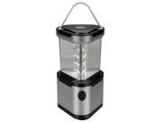Journey s Edge 24 LED Triangular Camping Lantern Light with Compass Silver