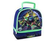 TMNT Dual Compartment Childrens Kids Boys Girls Insulated Lunch Box School Picnic Bag