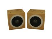 OrigAudio Fold and Play Recycled Cardboard Speakers Canvas Pack of 2