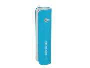 SoundLogic XT Rechargeable 2600 mAh Selfie Power Bank For iPhone iPad and Samsung More With Selfie Button Blue