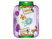 Crayola Dry Erase Whiteboard with Critters White 8.5 In. x 11 In. Vivid Violet