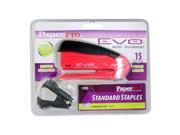Accentra PaperPro Evo Power Assisted One Touch Stapler Set 15 Sheet Red
