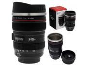 Camera Lens Stainless Steel Thermal Coffee Mug Tumbler 11 ounce