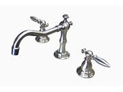Roman Widespread Two Handle Tub Faucet