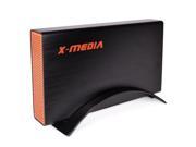 X Media XM EN3251U3 BK 3.5 SuperSpeed USB 3.0 Aluminum Case External SATA HDD Enclosure Black