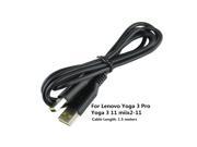 USB Power Adapter Charger Data Cable for Lenovo Yoga 3 Pro Yoga 3 11 miix2 11 1.5 meters