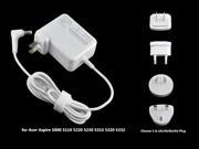 65W laptop AC power adapter charger for Acer Aspire 5000 5110 5220 5230 5315 5320 5332 White edition US EU AU UK Plug 19V 3.42A