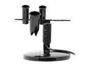 Saloniture Tabletop Blow Dryer Hair Iron Holder Salon Appliance Stand w 3 Outlets