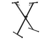 Hamzer Adjustable in. X in. Style Music Keyboard Stand