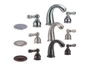 FREUER Colletto Collection Classic Widespread Bathroom Sink Faucet Polished Chrome