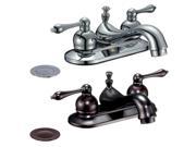 FREUER Per Sempre Collection Centerset Bathroom Sink Faucet Oil Rubbed Bronze
