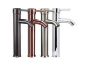 FREUER Acqua Collection Vessel Bathroom Sink Faucet Brushed Nickel