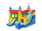 Inflatable HQ Commercial Grade Bouncing Castle Kingdom Bounce House 100% PVC with Blower and Slide