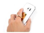 Universal Crystal Rhinestone 360° Stainless Steel Phone Stand Metal Material Luxury Ring Phone Holder Gold