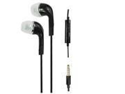 3.5mm Wired Headset with Mic Earphone For SAMSUNG GALAXY S3 S4 Note3 Black