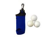 Golf Ball Pick Up Bag Can Pack 3 Balls Blue