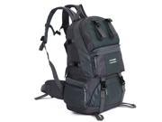 Free Knight 50L Waterproof Nylon Canvas Backpack Hiking Travelling Bag for Outdoor Sports Grey