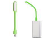 Set of 2 Mini USB LED Light Adjust Angle Portable Flexible Led Lamp with USB for Powerbank PC Laptop Notebook Computer Keyboard Outdoor Energy Saving Gift Night