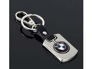 Male BMW Logo Luxury Silver Keyring Key Chain Silver