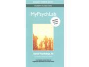 Social Psychology MyPsychLab Access Card Includes Pearson eText