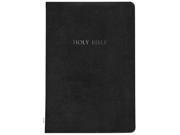 The Holy Bible King James Version Black Bonded Leather Wide Margin Bible