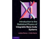 Introduction to the Statistical Physics of Integrable Many Body Systems