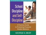 School Discipline and Self Discipline