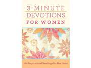 3 Minute Devotions for Women 180 Inspirational Readings for Her Heart