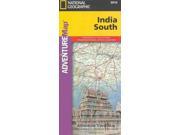 National Geographic India South Adventure Map Adventure Map