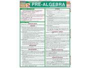 Pre algebra Quickstudy Reference Guides Academic CHRT