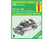 Mercedes benz 280 1977 1981 Haynes Manuals