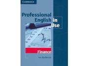 Professional English in Use Finance In Use