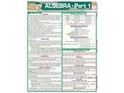 Algebra Quickstudy Reference Guides Academic
