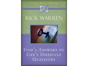 God s Answers to Life s Difficult Questions Living With Purpose