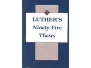 Luthers s Ninety Five Theses