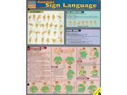 American Sign Language Quickstudy Reference Guides Academic CHRT