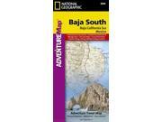 National Geographic Adventure Map Baja South National Geographic Adventure Map FOL MAP