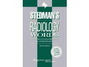 Stedman s Radiology Words Stedman s Word Book 6