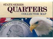 State Series Quarters Collector Map State Series