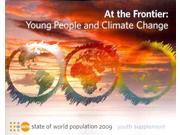 At the Frontier Young People and Climate Change