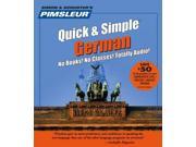 Pimsleur Quick and Easy German Quick Simple Revised