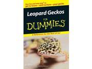 Leopard Geckos for Dummies For Dummies Pets