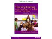 Teaching Reading to Students Who Are at Risk or Have Disabilities A Multi Tier RTI Approach