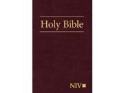 The Holy Bible New International Version Burgundy Worship Bible